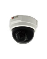 ACTi, E52, ACTi E52 1MP Indoor Dome Camera with D/N, IR, Basic WDR and a Fixed 3.6mm Lens PoE IP dome camera