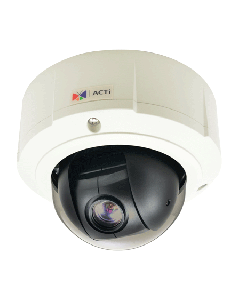 ACTi B95 2MP Outdoor Mini PTZ Dome Camera with D/N, Basic WDR, SLLS and 10x Zoom Lens