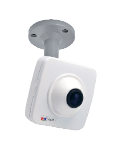 ACTi E16 10MP Fisheye Cube with Basic WDR, Fixed lens IP fisheye cube camera by 3gmobilecctv