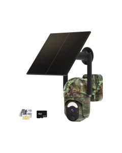 HC-50 4MP 4G PTZ solar trail camera with 2 Way audio and Cloud app