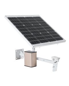 60W Solar Power Panel with 40AH lithium-ion battery for 4G IP cameras by mobilecctv