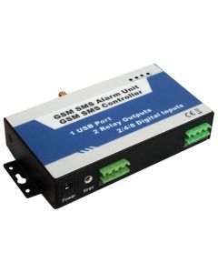 GSM SMS Controller-Alarm (2I/2O/USB Ports)