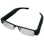 Plain glasses with 5MP hidden spy camera