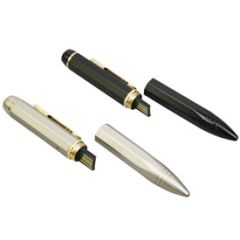 Writing pen with hidden spy camera