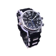 Watch with hidden spy camera