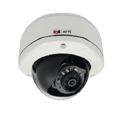 ACTi E71A 1MP Outdoor Dome Camera with D/N, IR, Basic WDR and a Vari-focal Lens