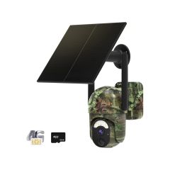 HC-50 4MP 4G PTZ solar trail camera with 2 Way audio and Cloud app