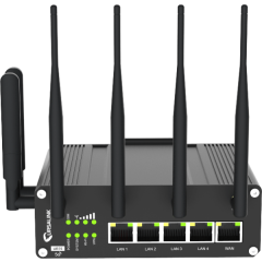 Milesight UR75 -500X-W-G-P 5G WiFi GPS PoE enabled Industrial Router 